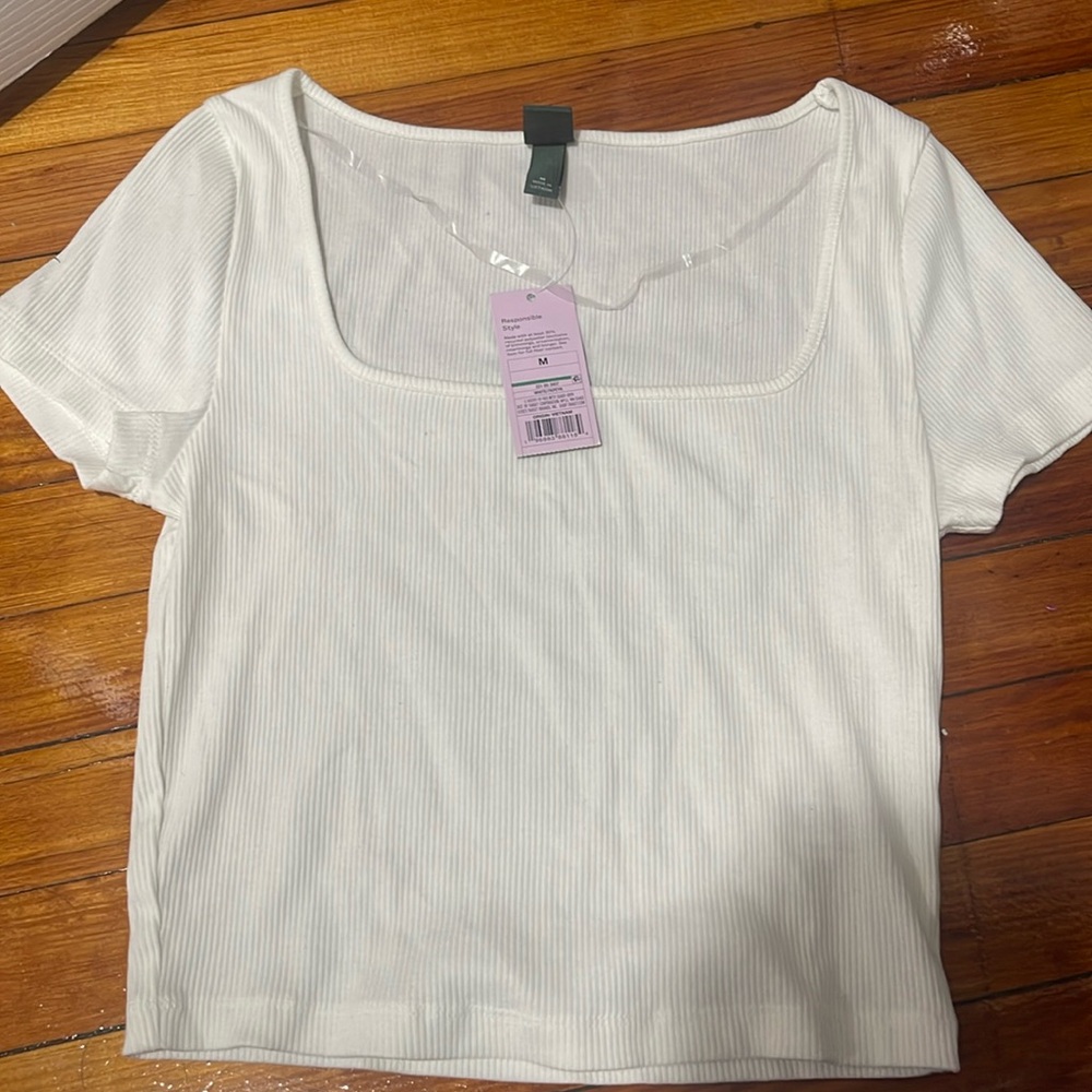 Wild Fable Women’s New With Tags Medium White Crop Top